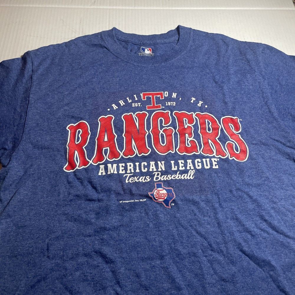 Men's TEXAS RANGERS MLB Genuine Merchandise Shirt Size Medium